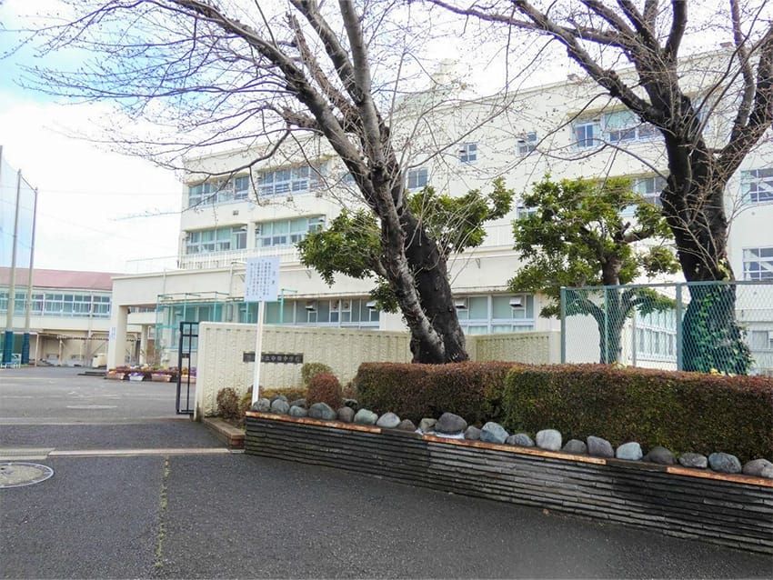 中田中学校…約990M