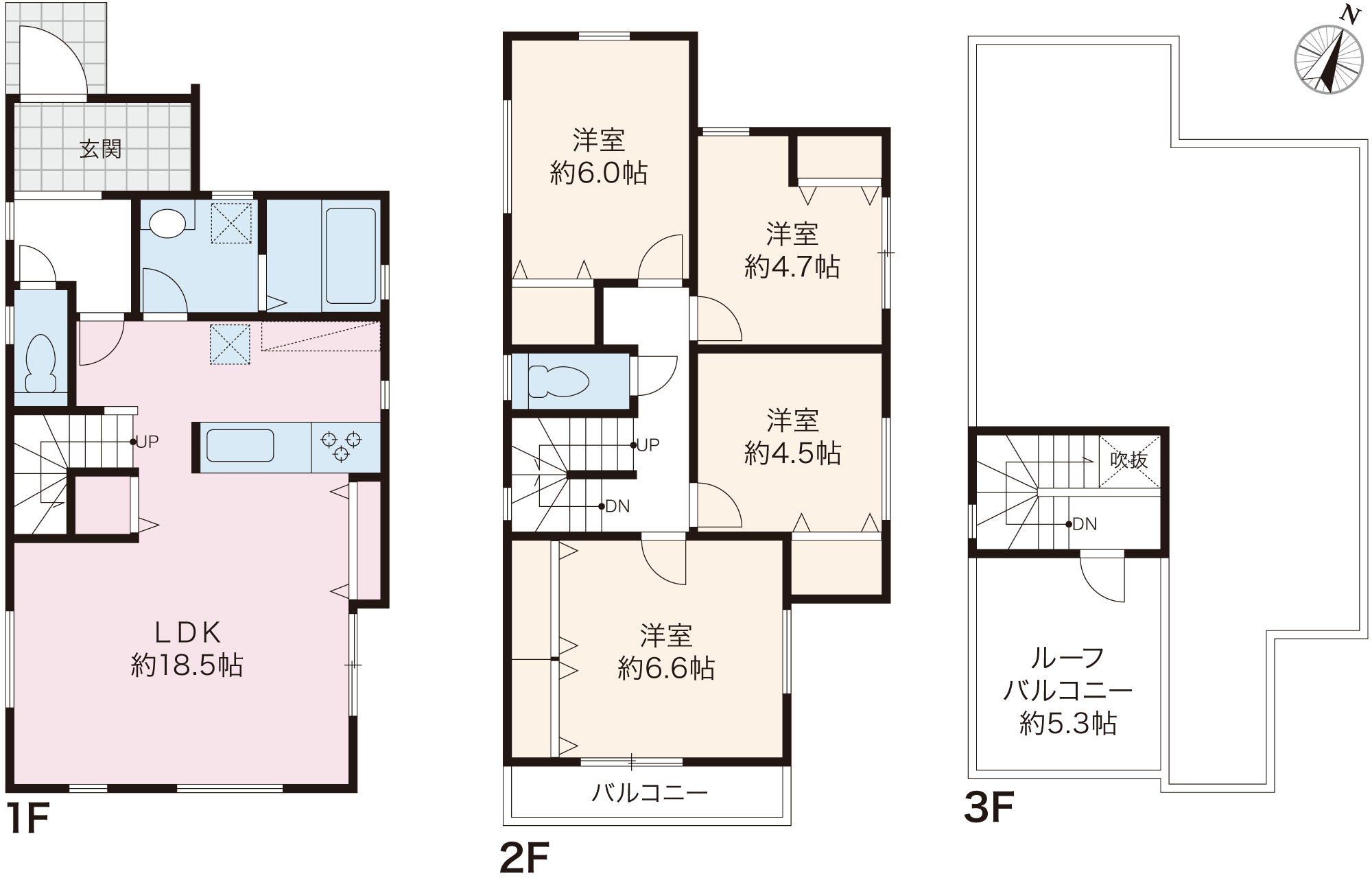 参考間取図1号棟