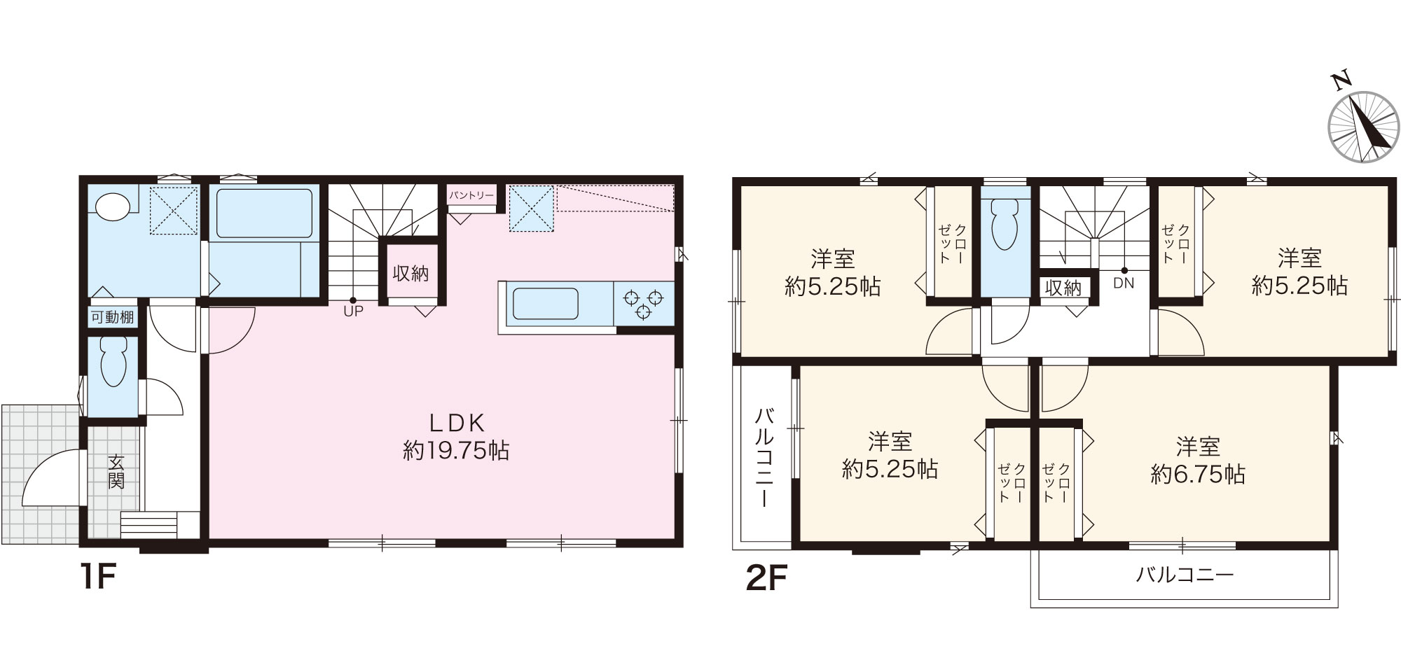 間取図1号棟