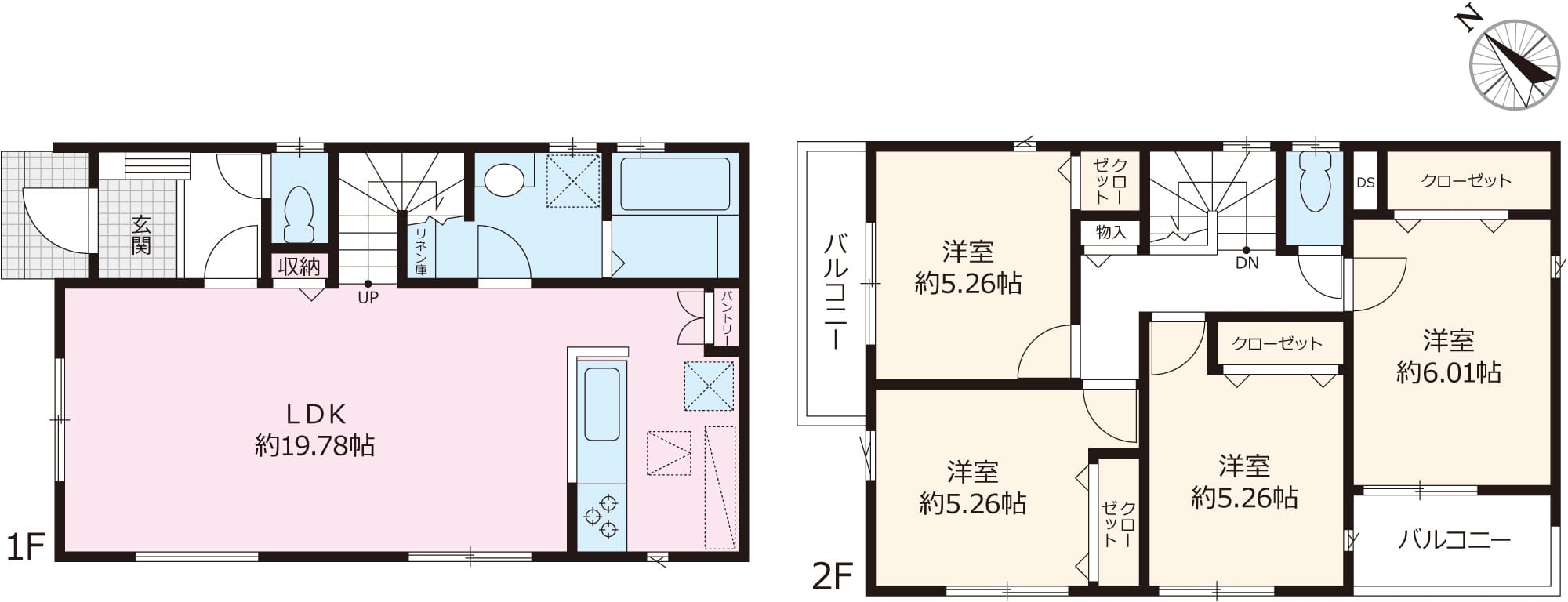 間取図1号棟