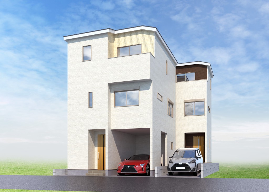 【建物完成イメージCG】※イメージパースにつき実際とは異なる場合がございます。