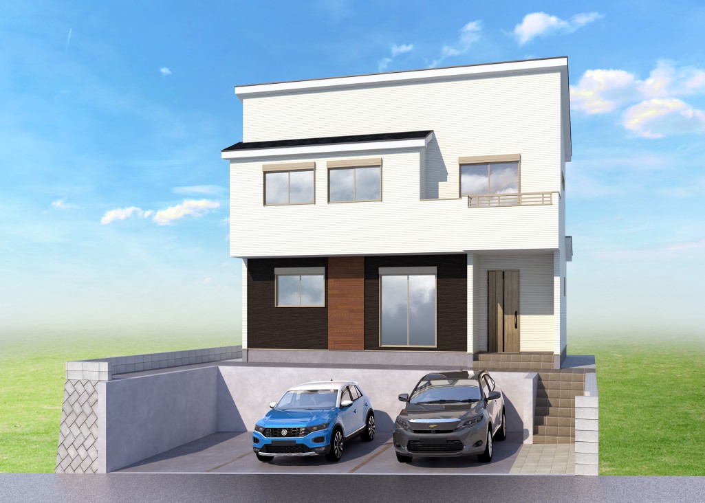 【建物完成イメージCG】※イメージパースにつき実際とは異なる場合がございます。