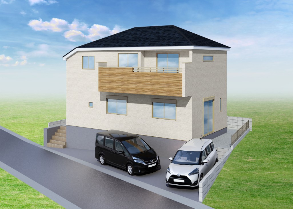 【建物完成イメージCG】※イメージパースにつき実際とは異なる場合がございます。
