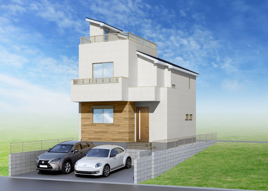 【建物完成イメージCG】※イメージパースにつき実際とは異なる場合がございます。