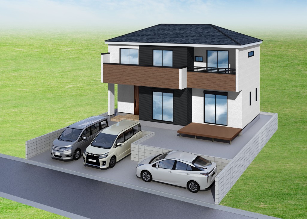 【建物完成イメージCG】※イメージパースにつき実際とは異なる場合がございます。