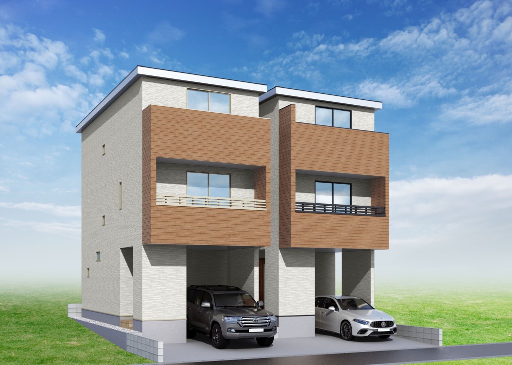 【建物完成イメージCG】※イメージパースにつき実際とは異なる場合がございます。