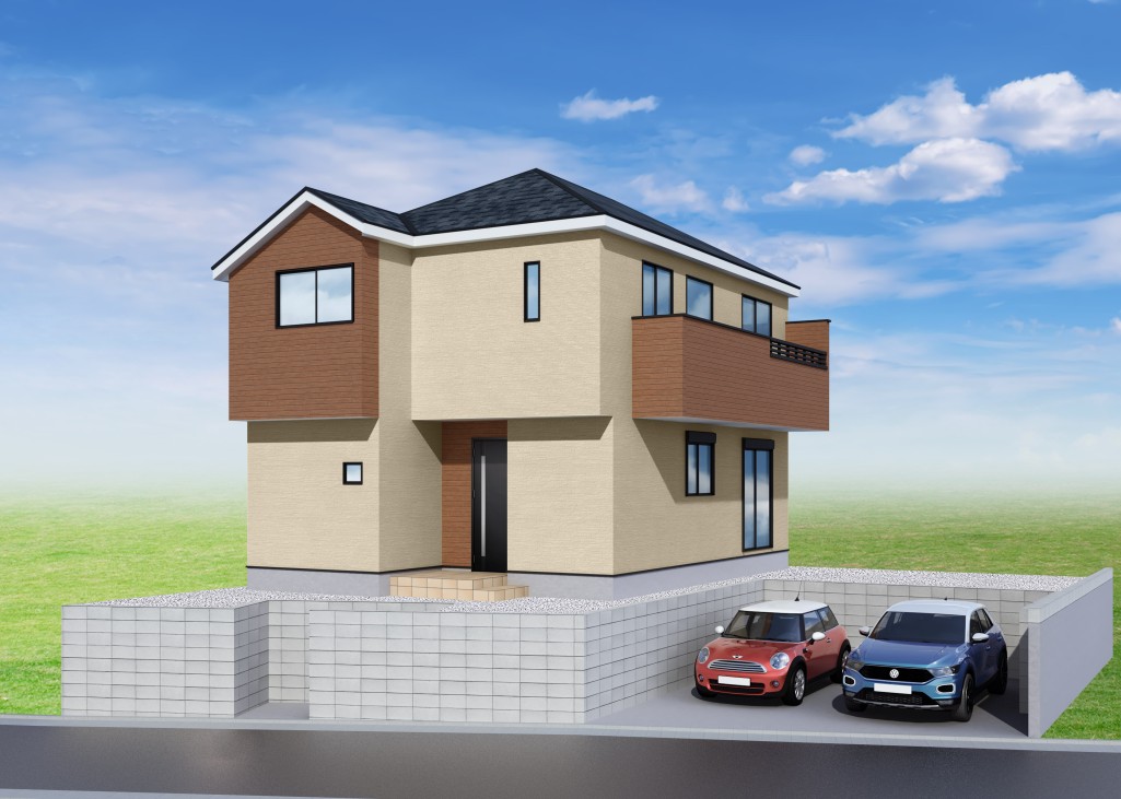【建物完成イメージCG】※イメージパースにつき実際とは異なる場合がございます。