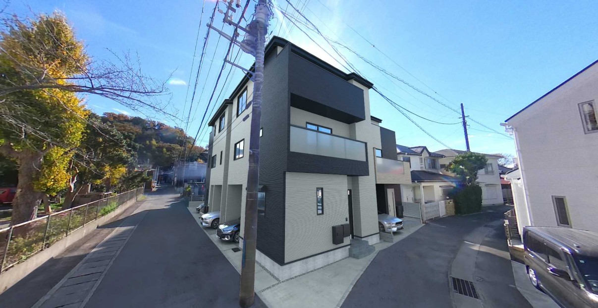 【建物完成イメージCG2・3・4号棟】※イメージパースにつき実際とは異なる場合がございます。