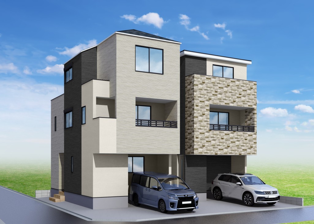 【建物完成イメージCG】※イメージパースにつき実際とは異なる場合がございます。