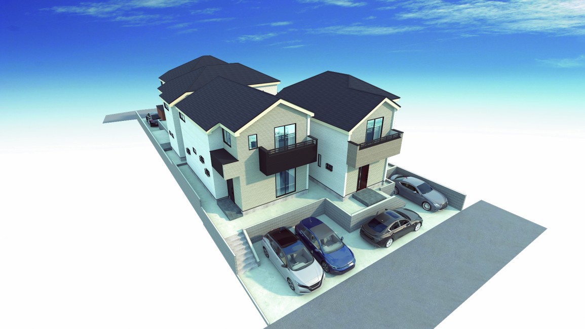 【建物完成イメージCG】※イメージパースにつき実際とは異なる場合がございます。