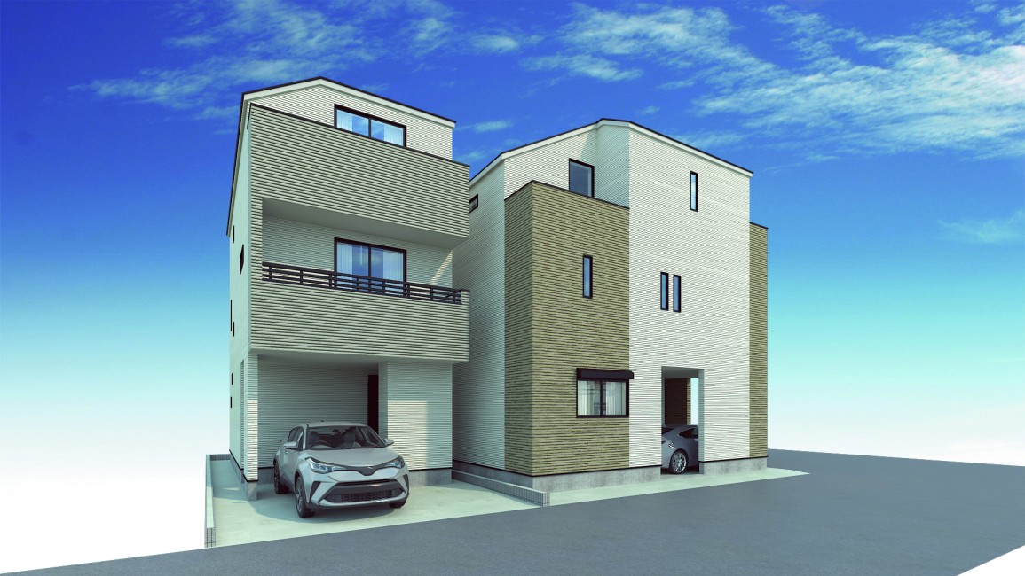 【建物完成イメージCG】※イメージパースにつき実際とは異なる場合がございます。