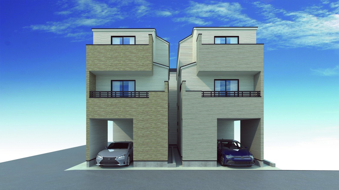 【建物完成イメージCG】※イメージパースにつき実際とは異なる場合がございます。