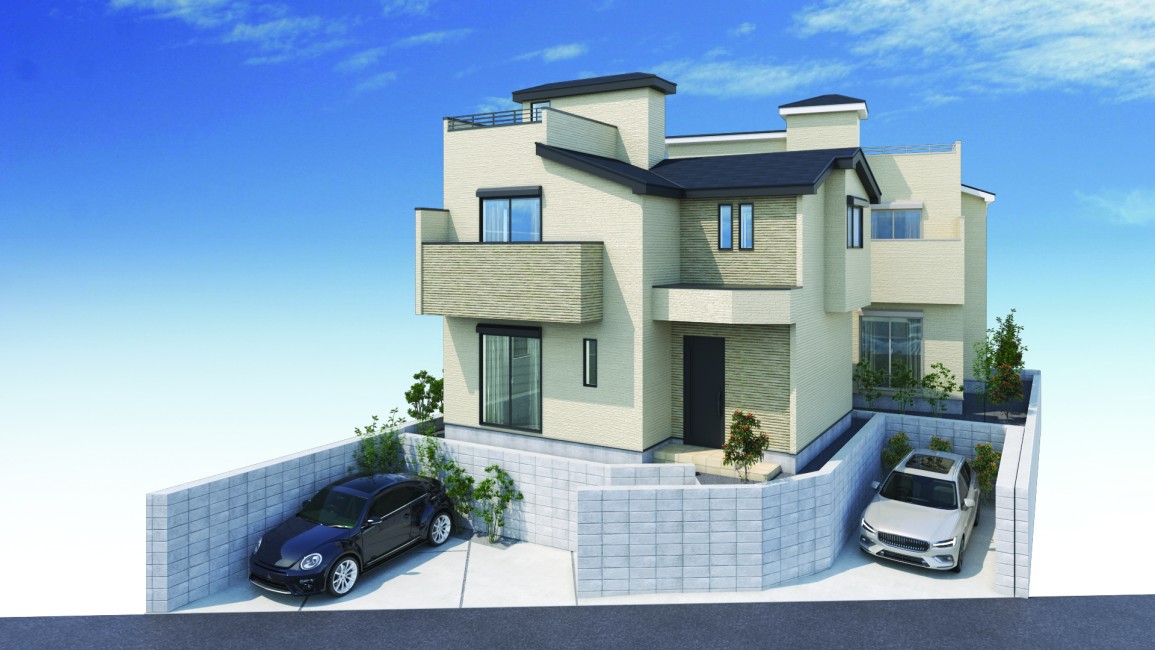 【建物完成イメージCG】※イメージパースにつき実際とは異なる場合がございます。