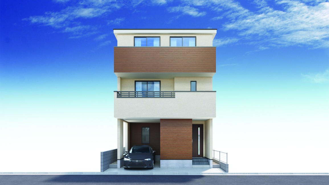 【建物完成イメージCG】※イメージパースにつき実際とは異なる場合がございます。