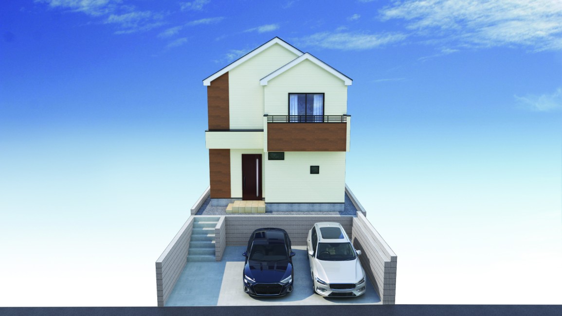 【建物完成イメージCG】※イメージパースにつき実際とは異なる場合がございます。