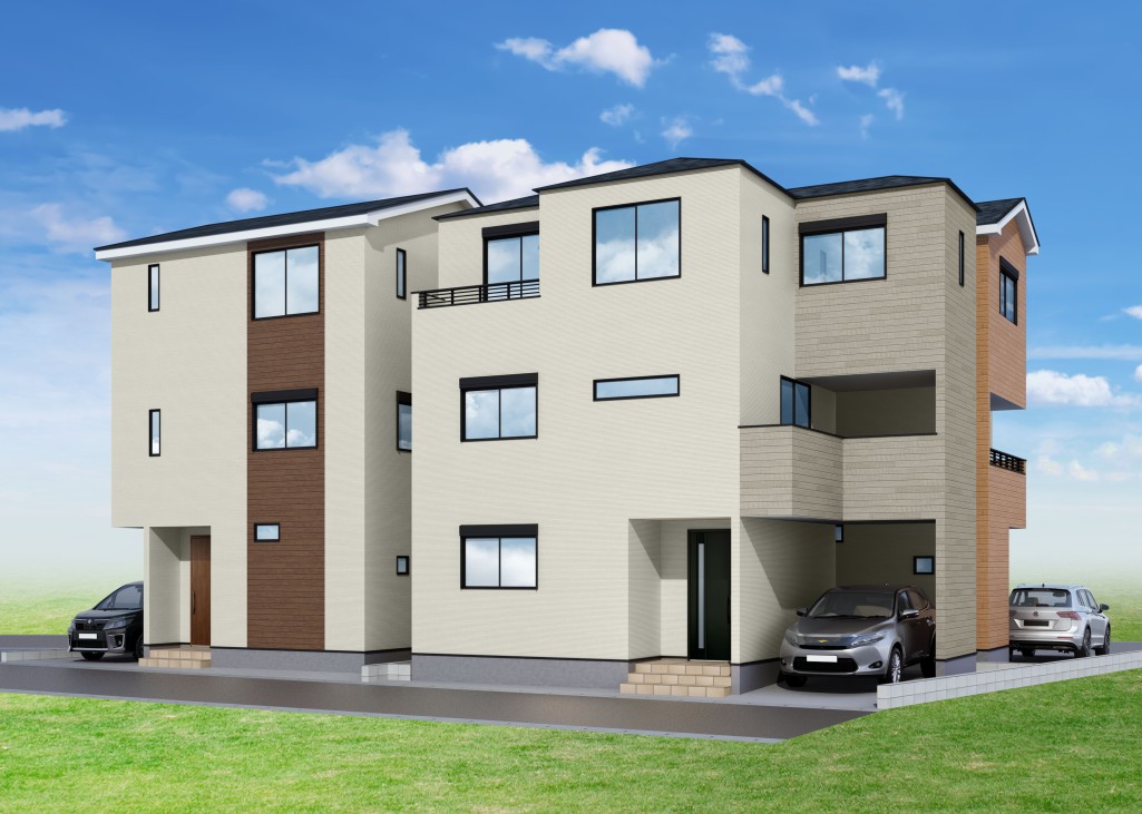 【建物完成イメージCG】※イメージパースにつき実際とは異なる場合がございます。