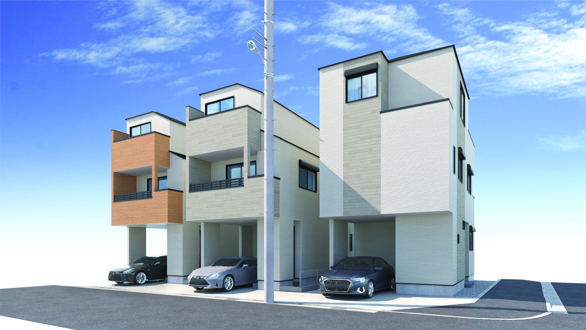 【建物完成イメージCG】※イメージパースにつき実際とは異なる場合がございます。