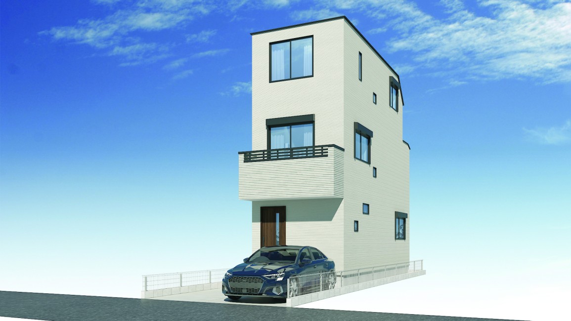 【建物完成イメージCG】※イメージパースにつき実際とは異なる場合がございます。