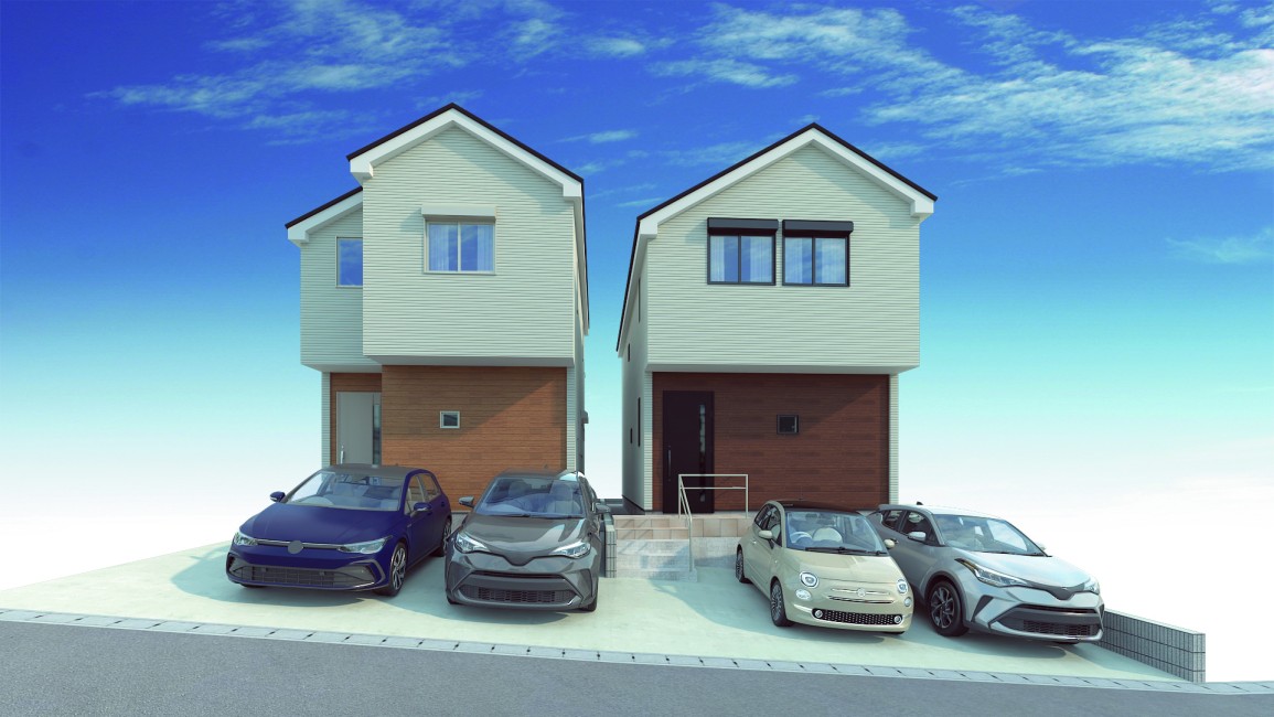 【建物完成イメージCG】※イメージパースにつき実際とは異なる場合がございます。