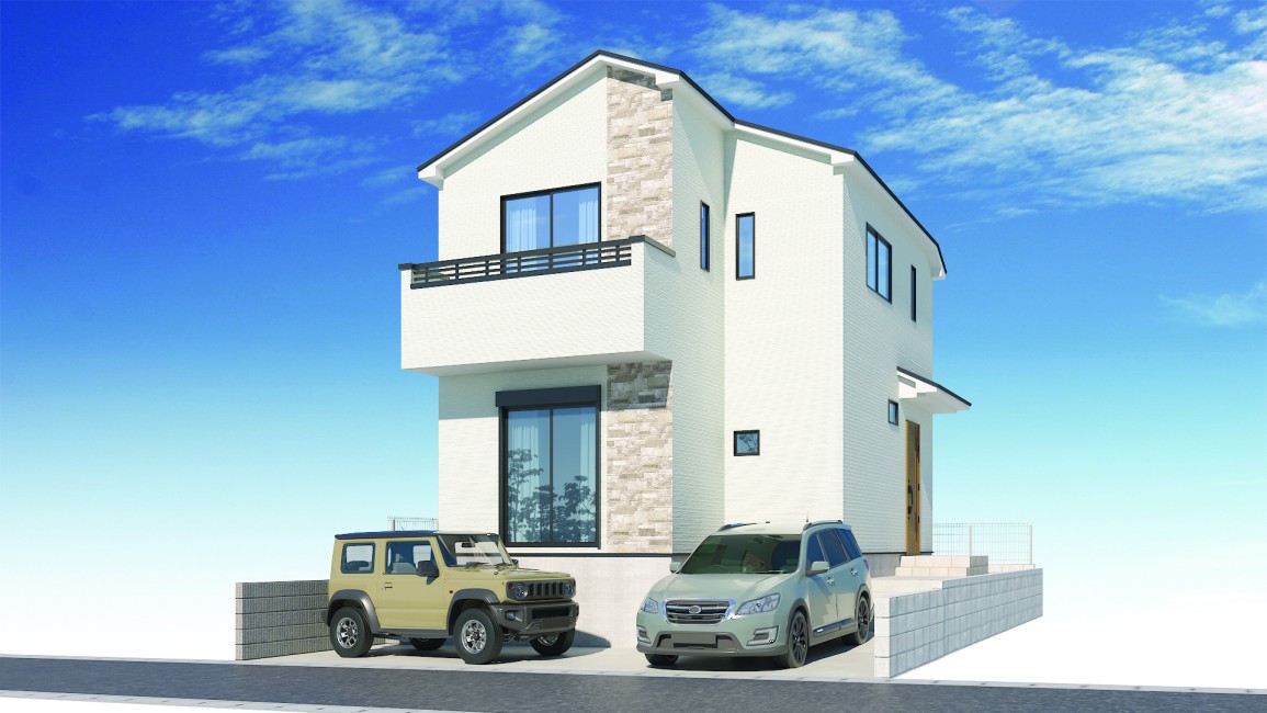 【建物完成イメージCG】※イメージパースにつき実際とは異なる場合がございます。