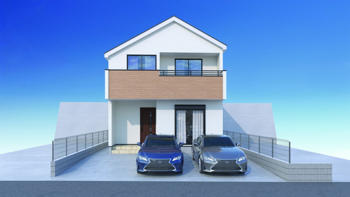 【建物完成イメージCG】※イメージパースにつき実際とは異なる場合がございます。