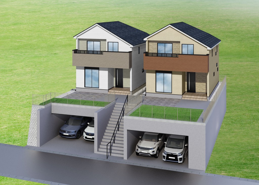 【建物完成イメージCG】※イメージパースにつき実際とは異なる場合がございます。