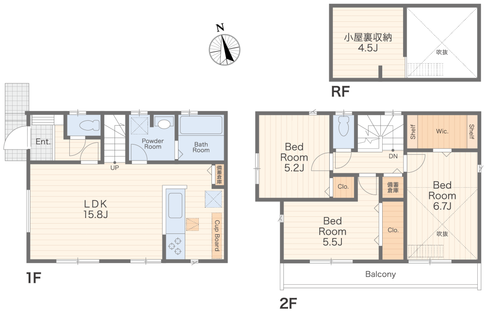 間取図1号棟