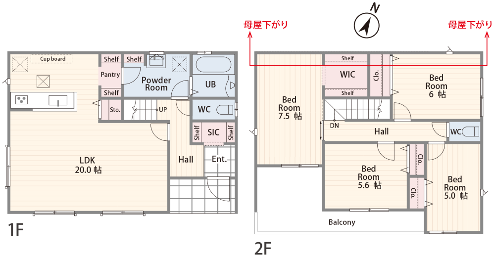間取図1号棟
