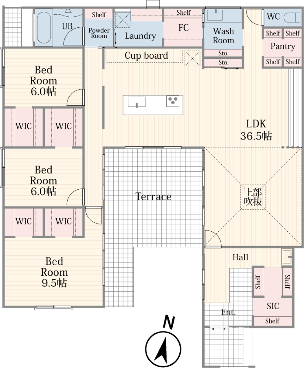 参考間取図1区画