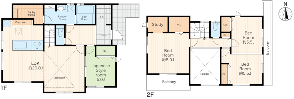 間取図1号棟